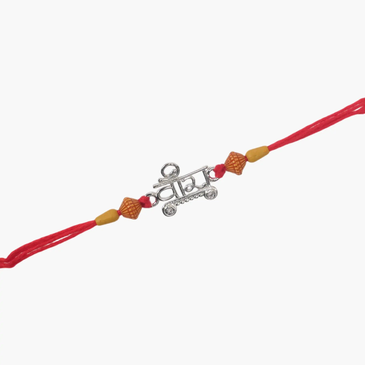 Twinklitz Traditional Veera Sterling Silver Rakhi
