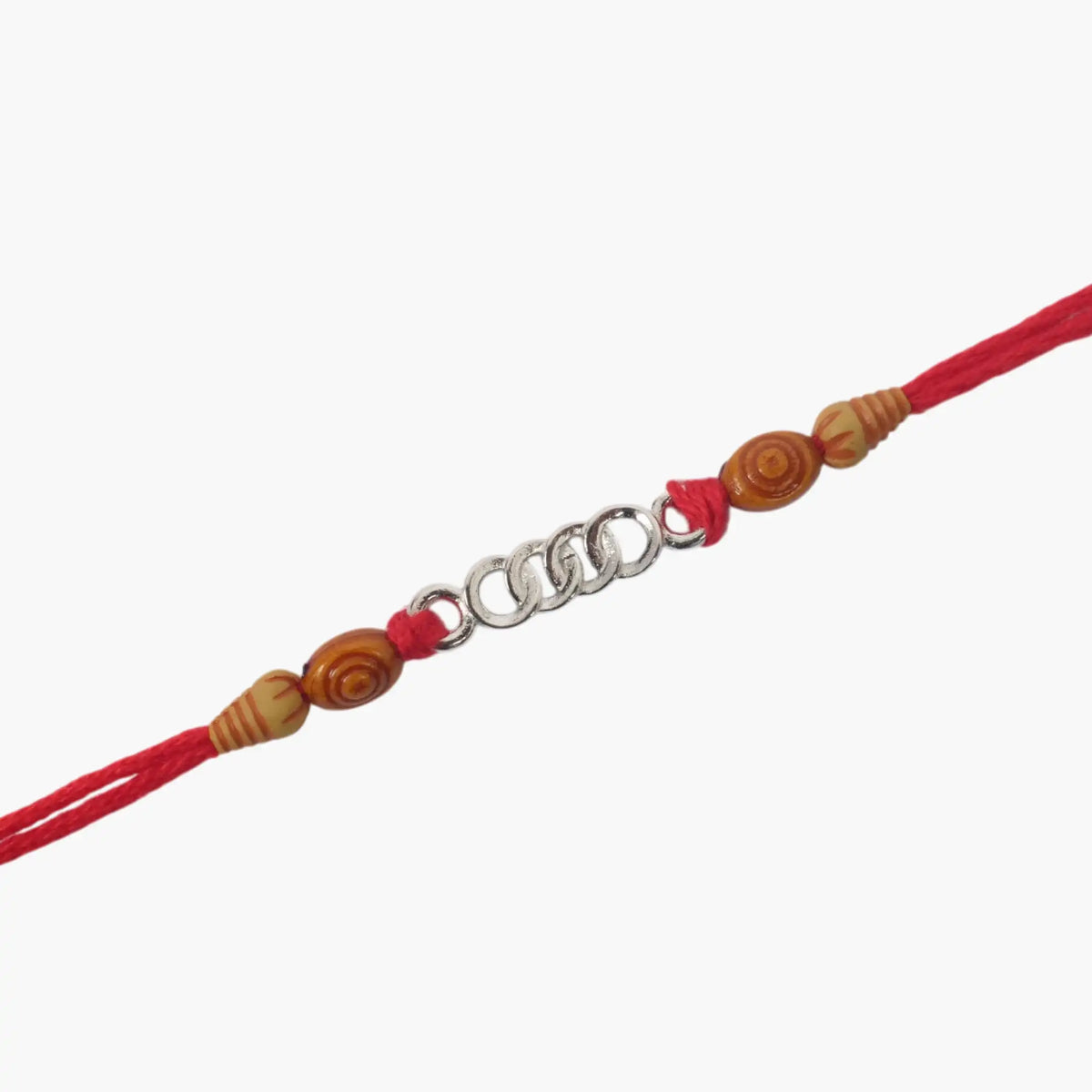 Twinklitz Linked Circle 925 Sterling Silver Rakhi