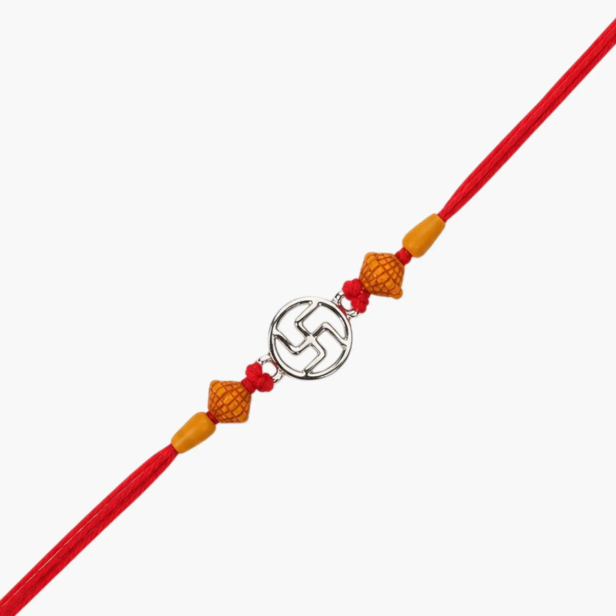 Twinklitz Sterling Silver Swastik Rakhi