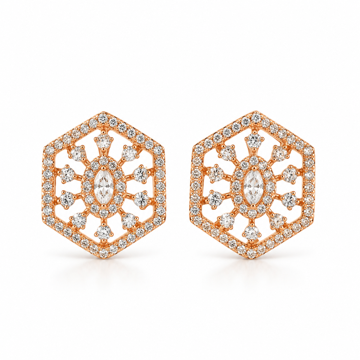 Zircon Stud Earrings