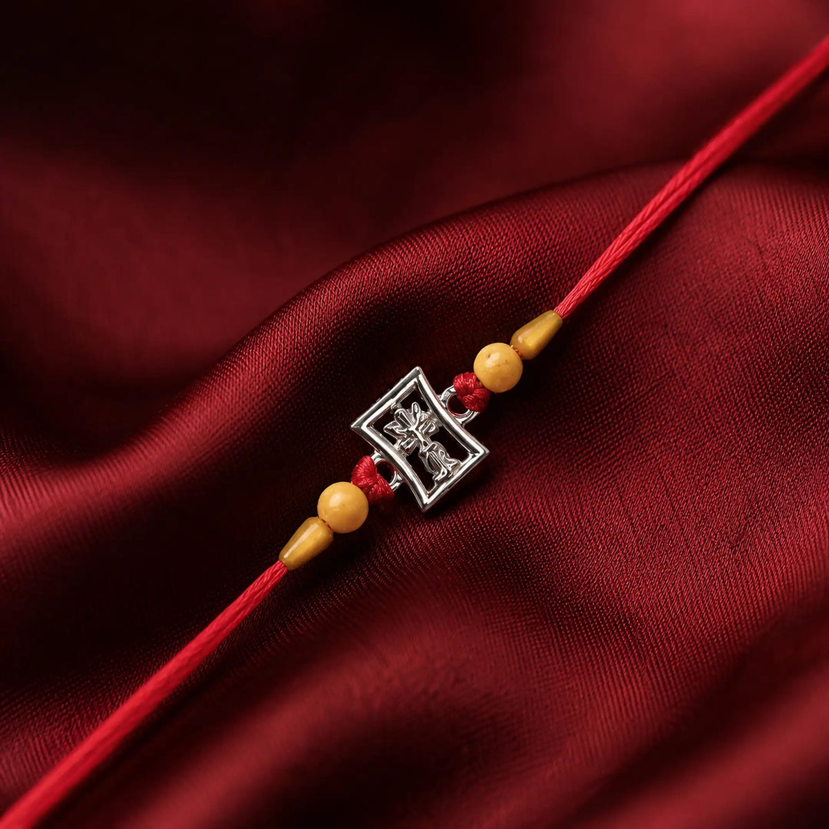 Twinklitz Spiritual Symbol Sterling Silver Rakhi
