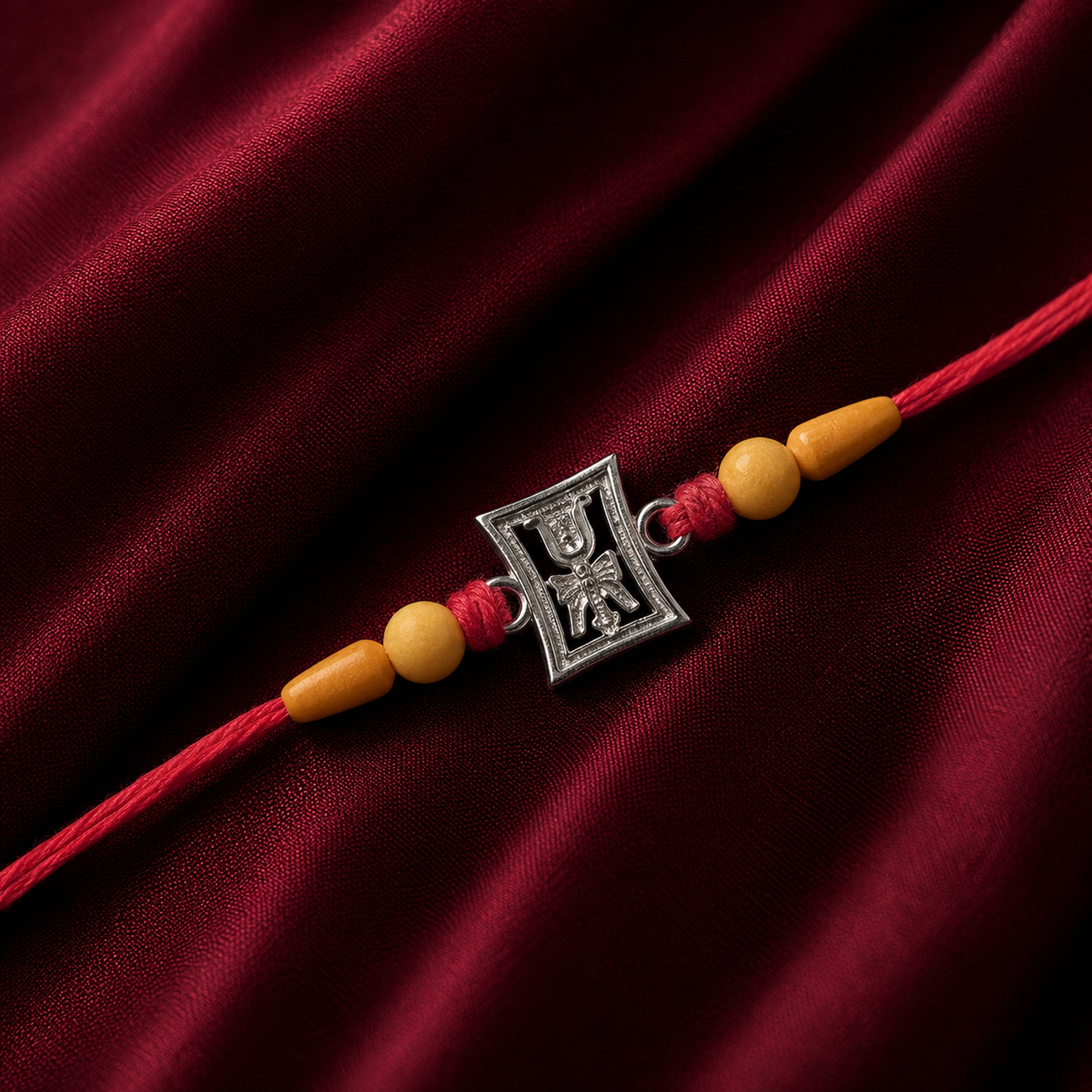 Twinklitz Spiritual Symbol Sterling Silver Rakhi