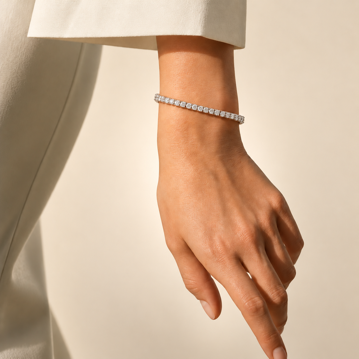 Classic Crystal Tennis Bracelet