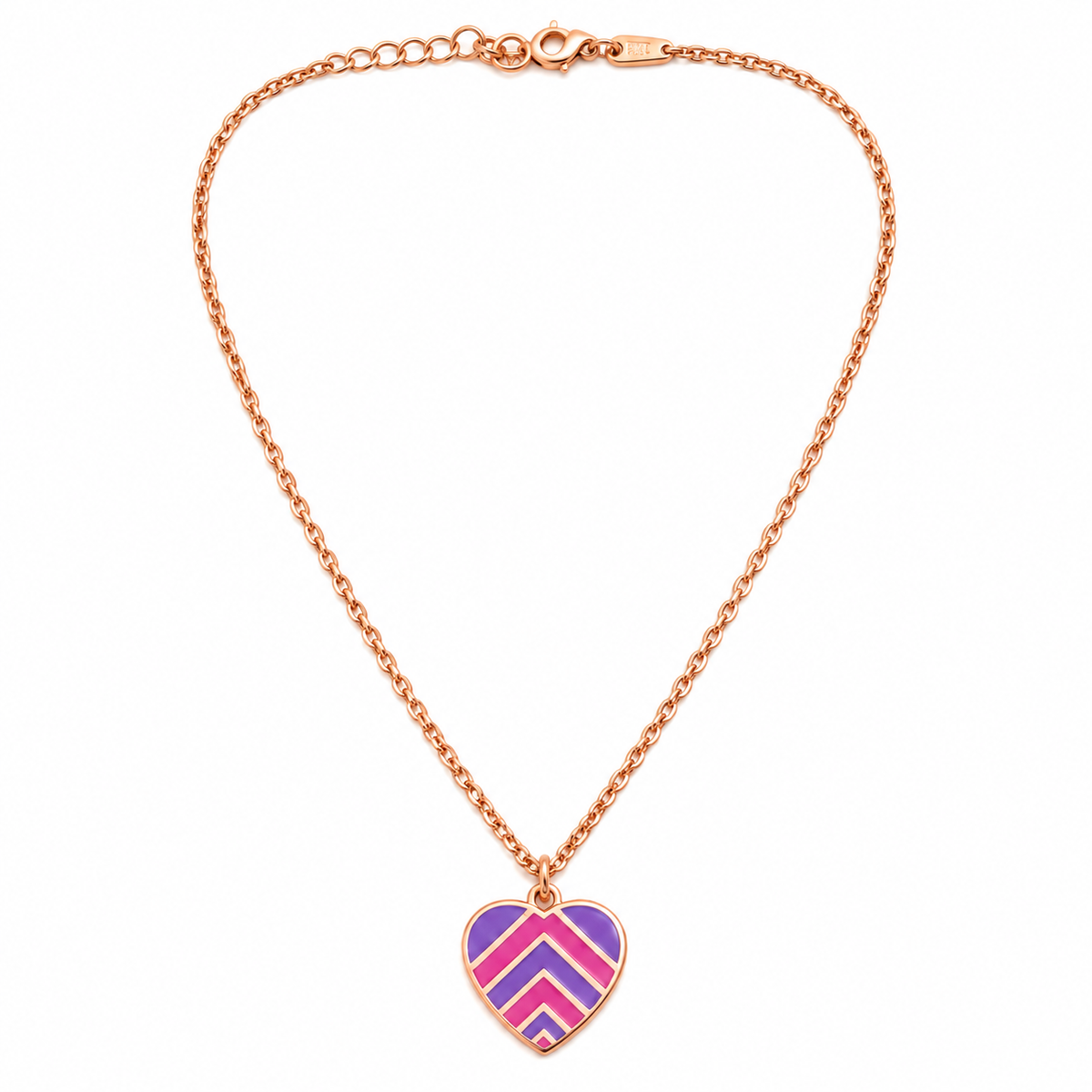 Vibrant Love Heart Pendant Necklace