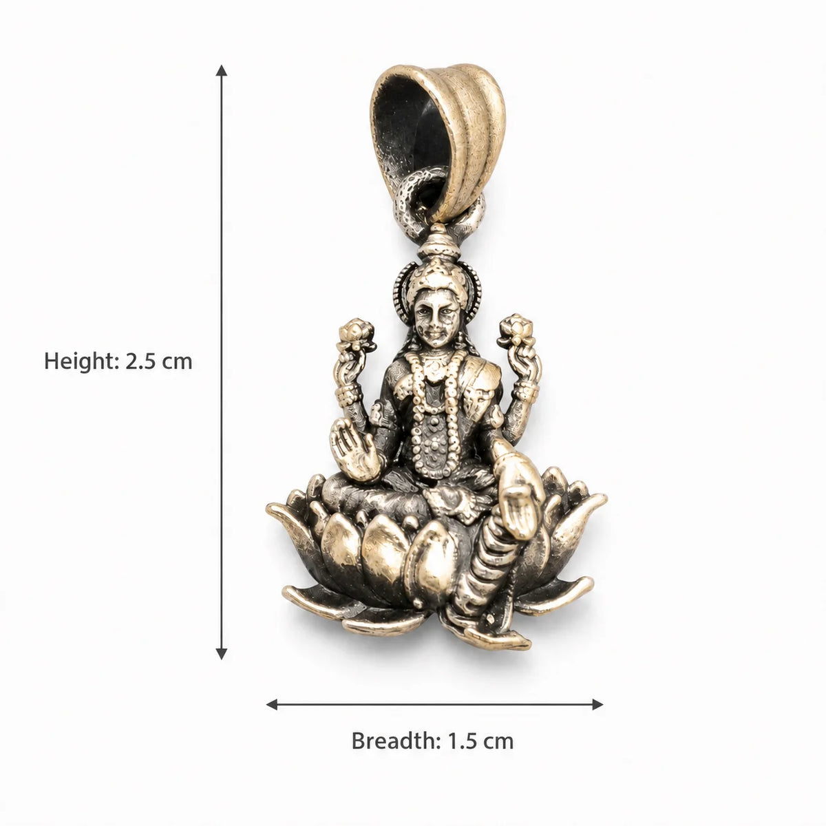 Shree Lakshmi Lotus Pendant