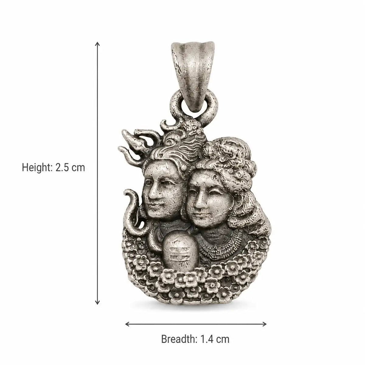 Shiva-Parvati Divine Couple Pendant