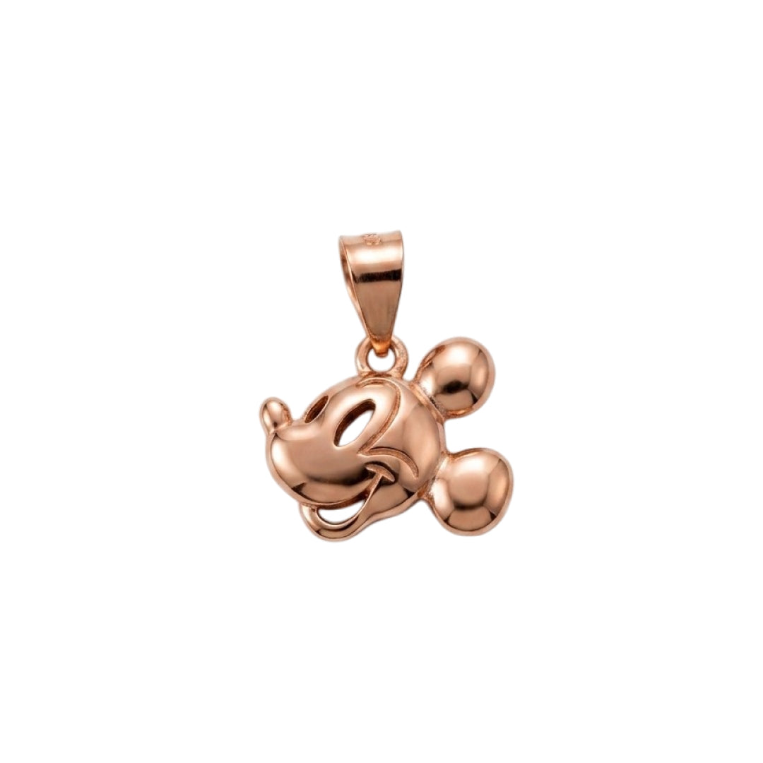 Twinklitz Sterling Silver Mickey Gold Kids Pendant