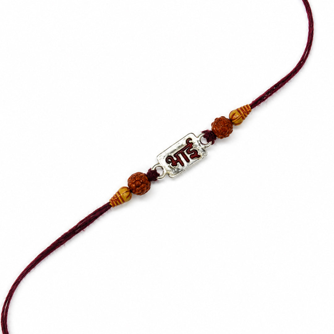 Twinklitz Classic Bhai Sterling Silver Rakhi - packaging view