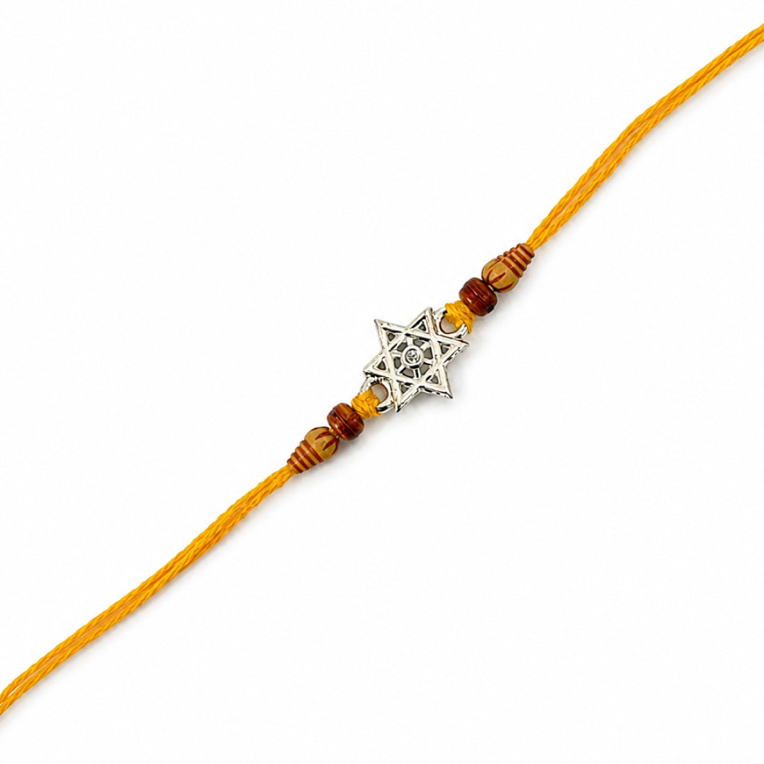 Twinklitz Star Symbol Sterling Silver Rakhi - packaging view