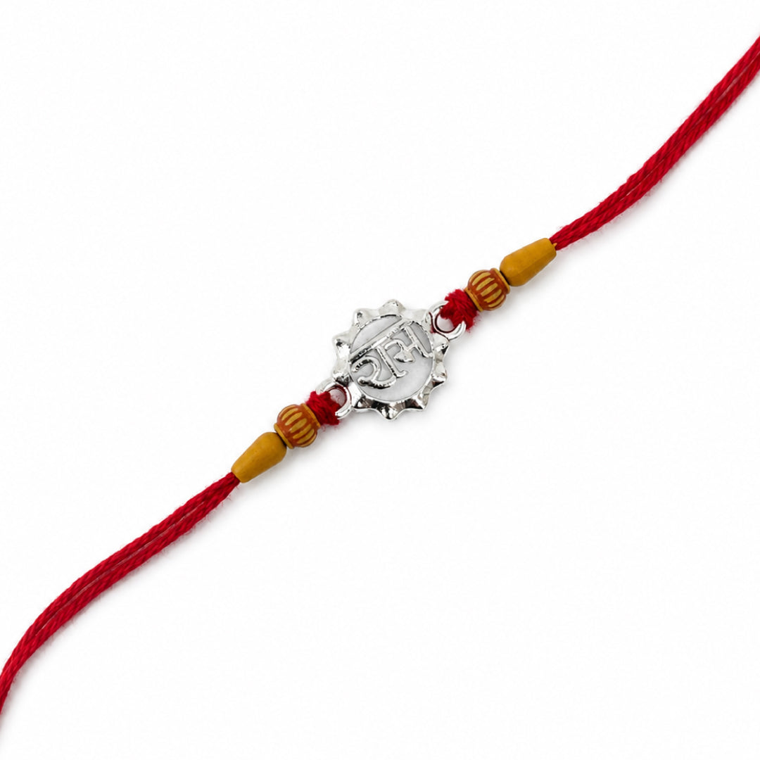 Twinklitz Lord Ram Sterling Silver Rakhi - packaging view