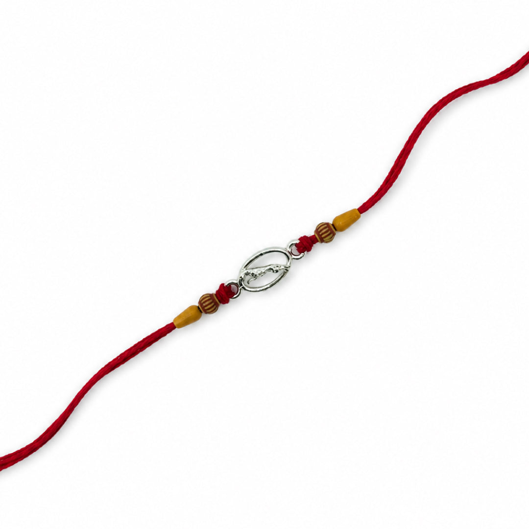 Twinklitz Jaguar Motif Sterling Silver Rakhi - packaging view