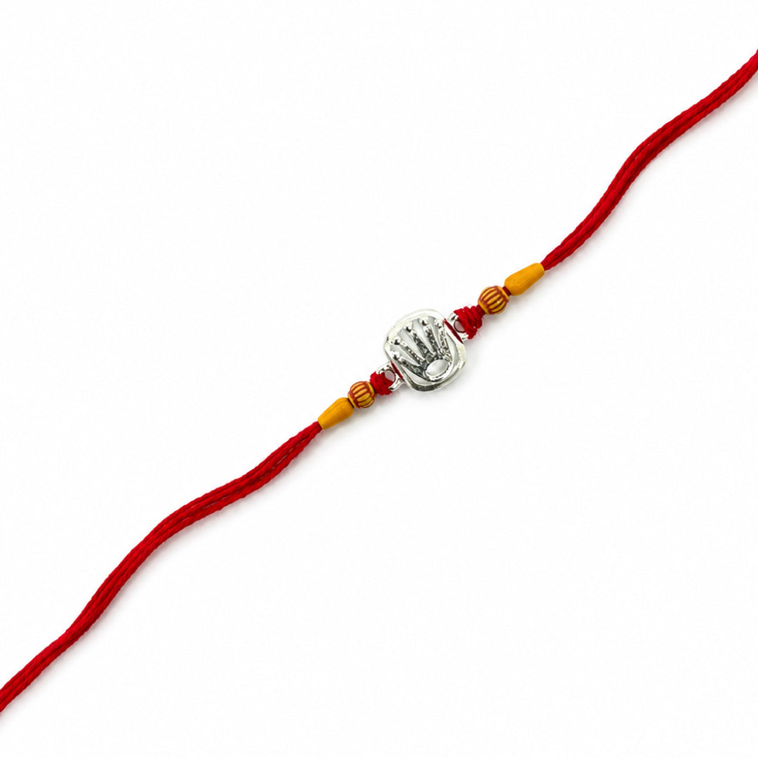 Twinklitz 925 Sterling Silver Royal Crown Rakhi - packaging view