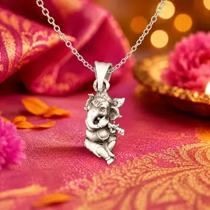 Flute Ganesha Pendant