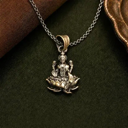 Shree Lakshmi Lotus Pendant