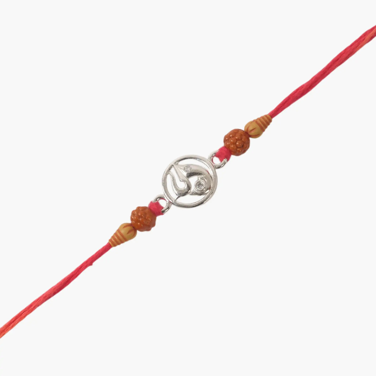 Twinklitz Sterling Silver Modern Motif Rakhi
