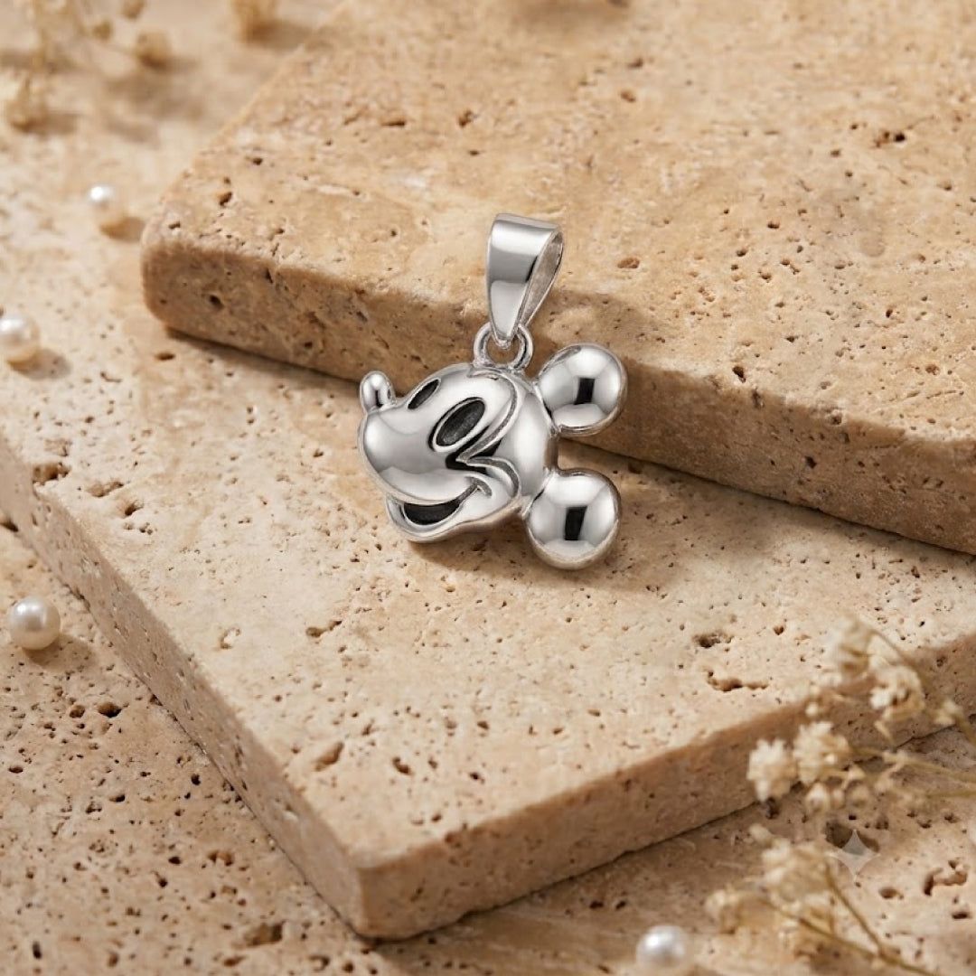 Twinklitz Sterling Silver Mickey Kids Pendant