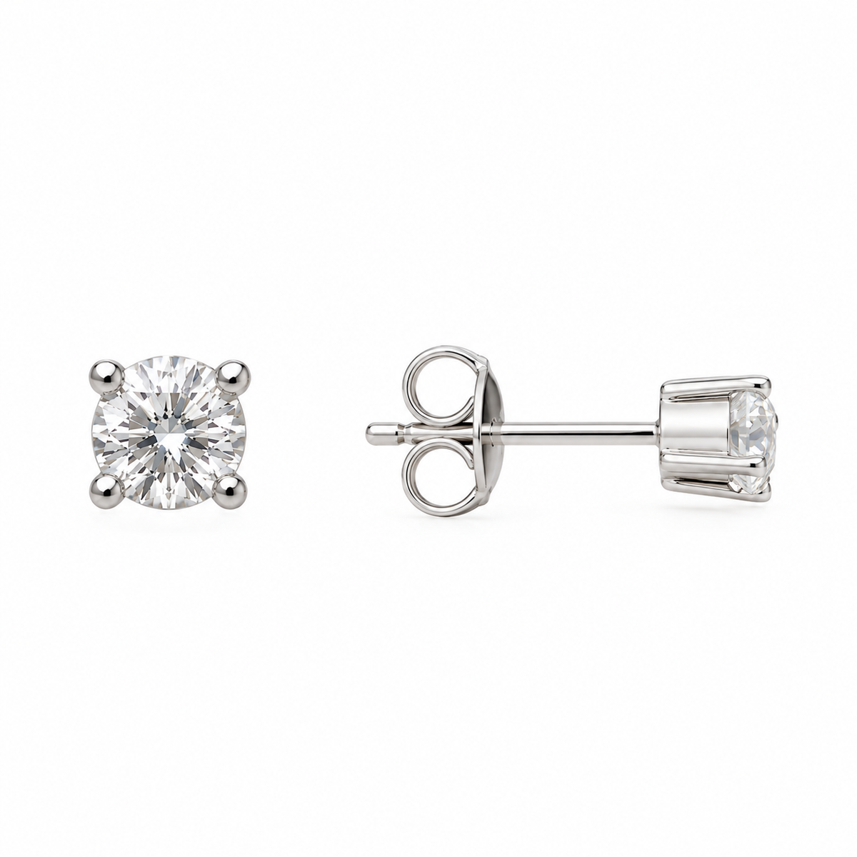 Crystal Glow Stud Earrings