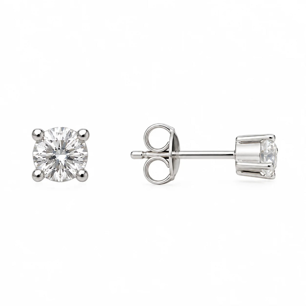 Crystal Glow Stud Earrings