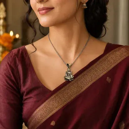 Shree Lakshmi Lotus Pendant