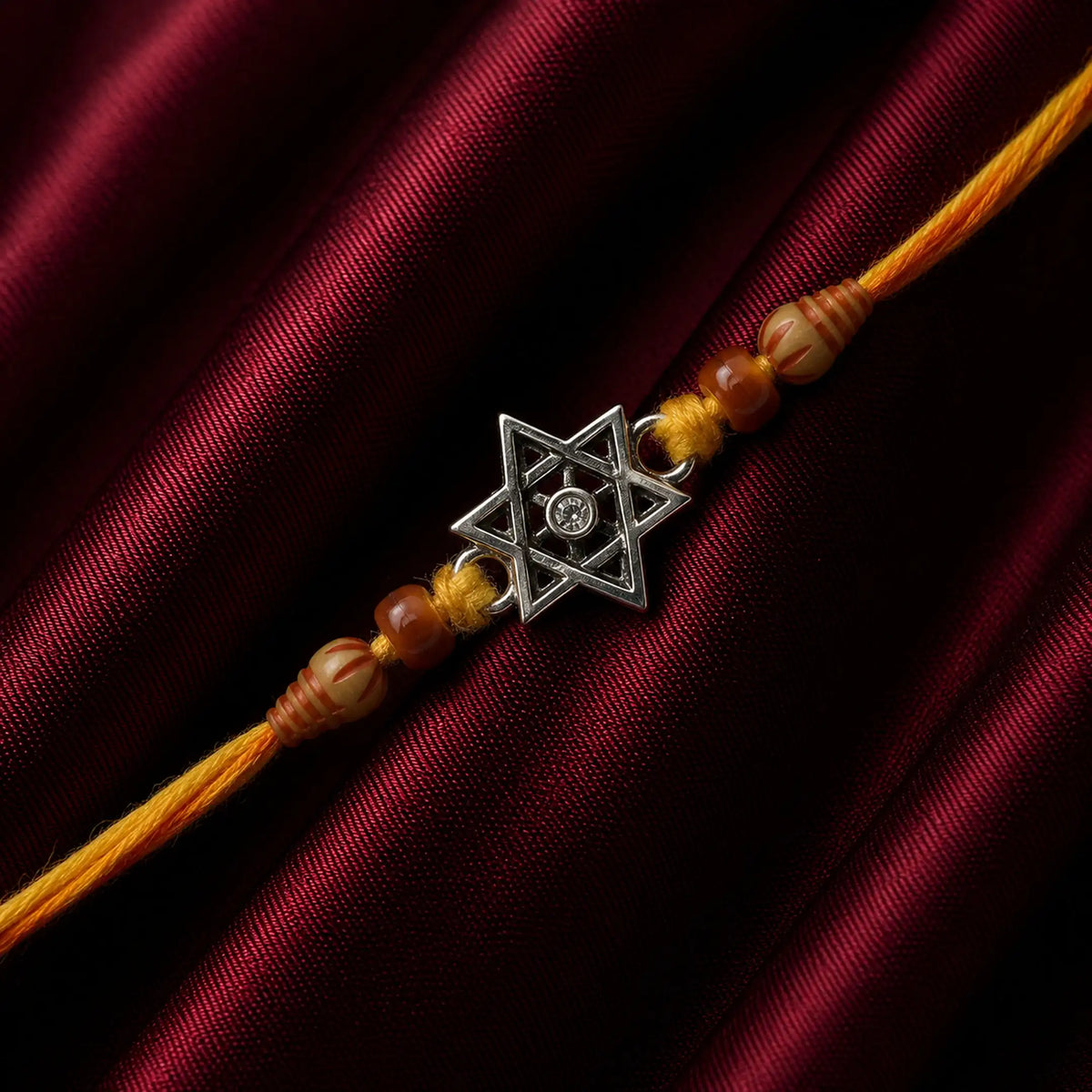 Twinklitz Star Symbol Sterling Silver Rakhi