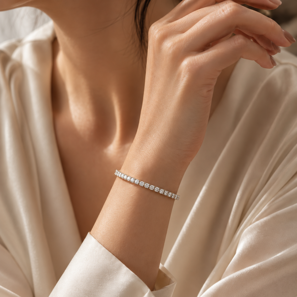 Classic Crystal Tennis Bracelet