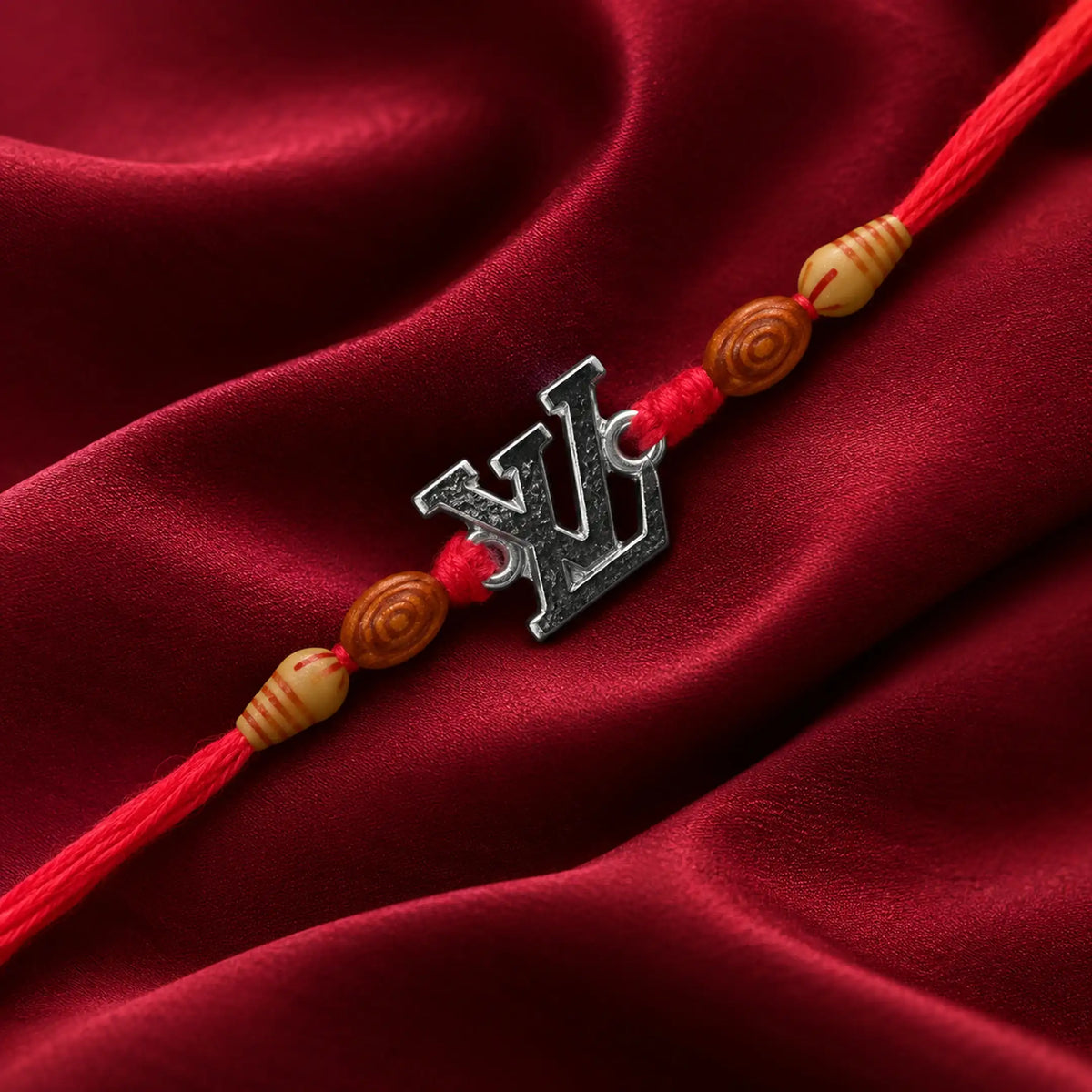 Twinklitz Designer LV Sterling Silver Rakhi