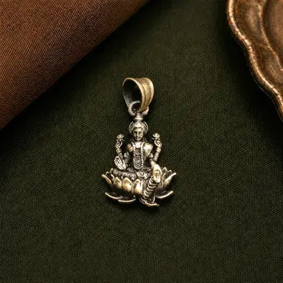 Shree Lakshmi Lotus Pendant