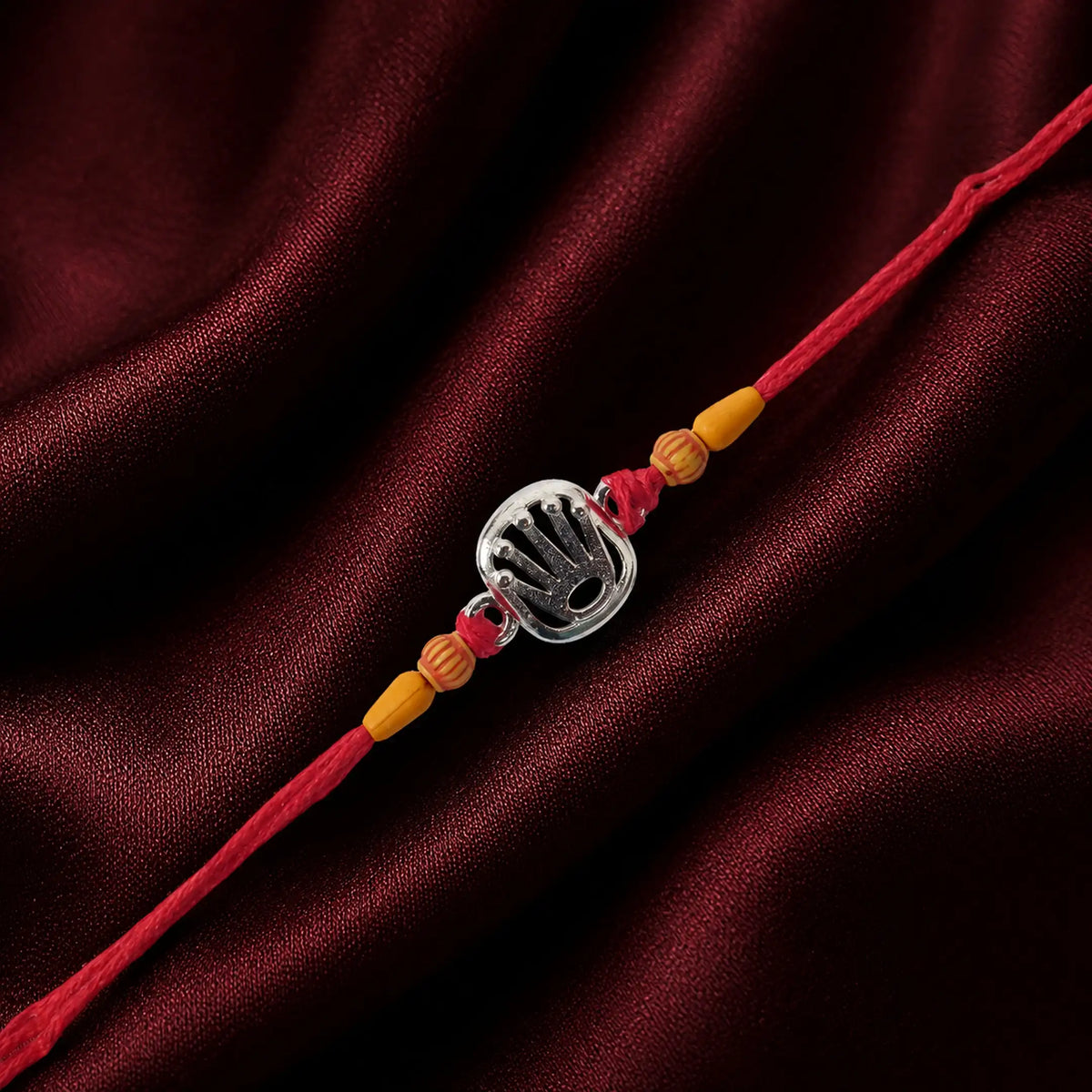 Twinklitz 925 Sterling Silver Royal Crown Rakhi