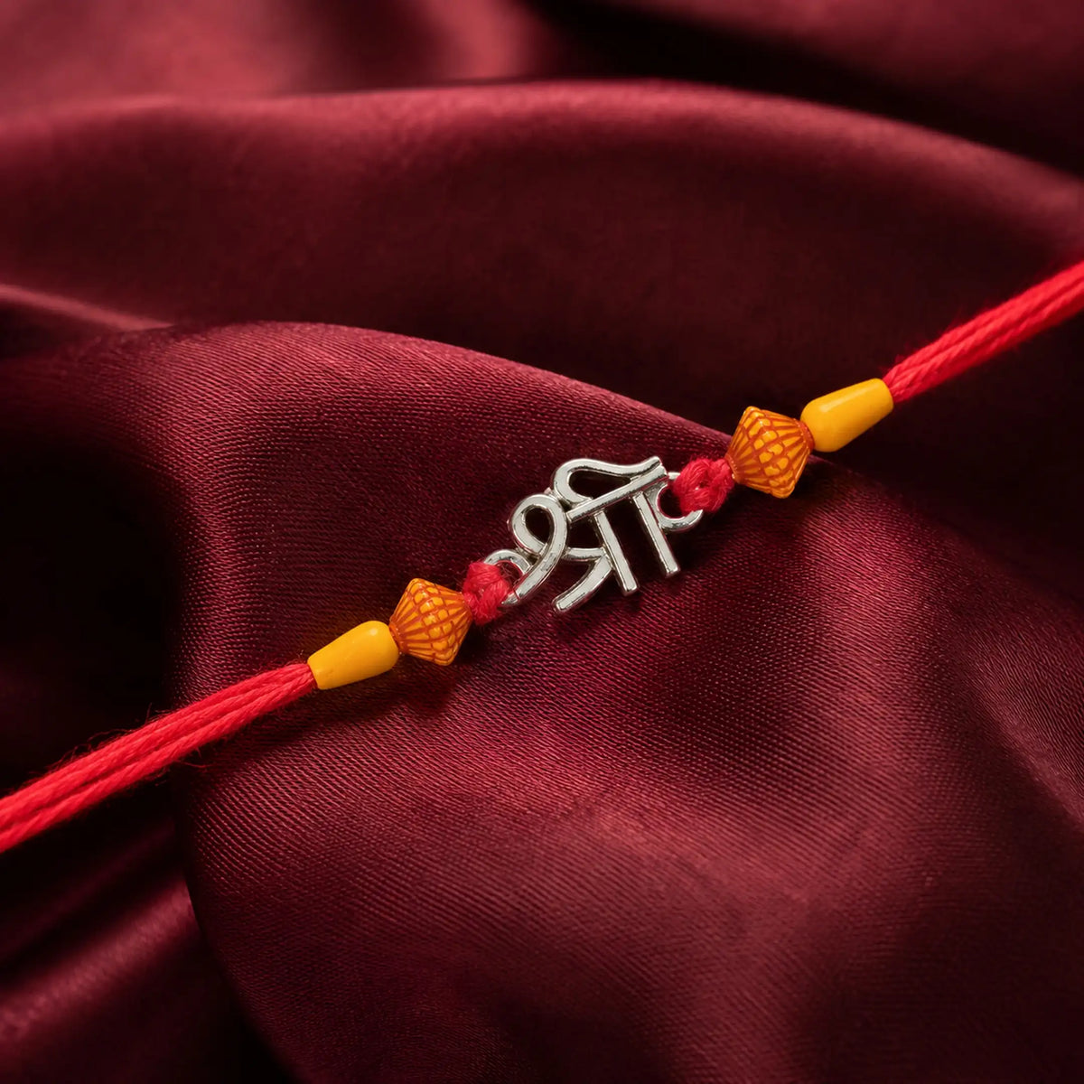 Twinklitz Shree Symbol Sterling Silver Rakhi