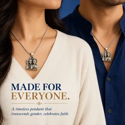 Shiva-Parvati Blessing Pendant