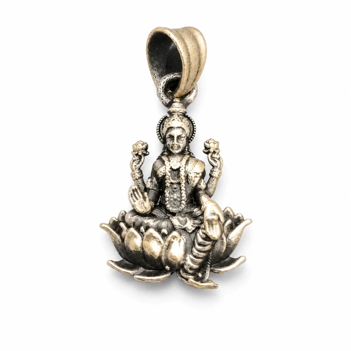 Shree Lakshmi Lotus Pendant