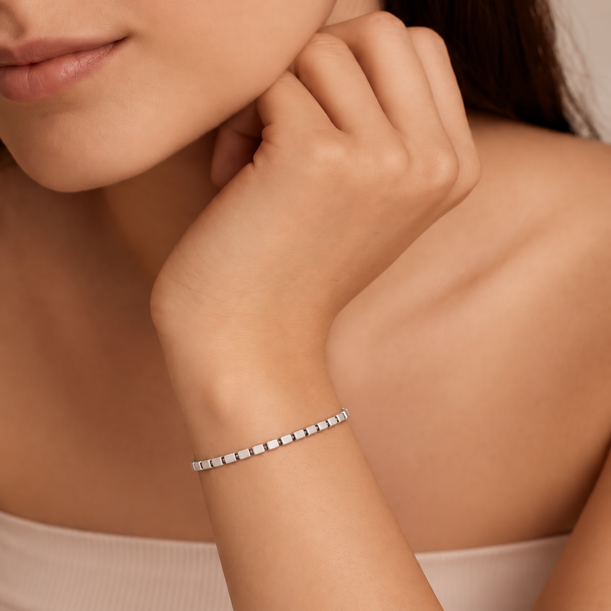 Classic Silver Link Bracelet