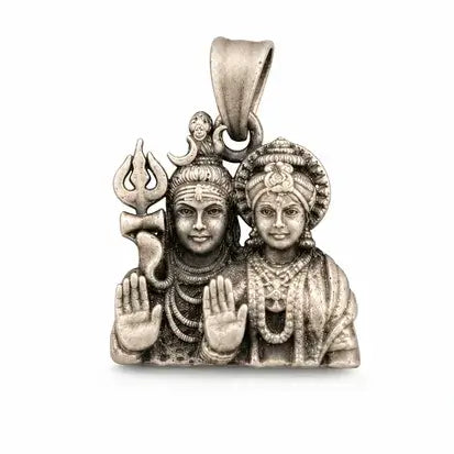 Shiva-Parvati Blessing Pendant
