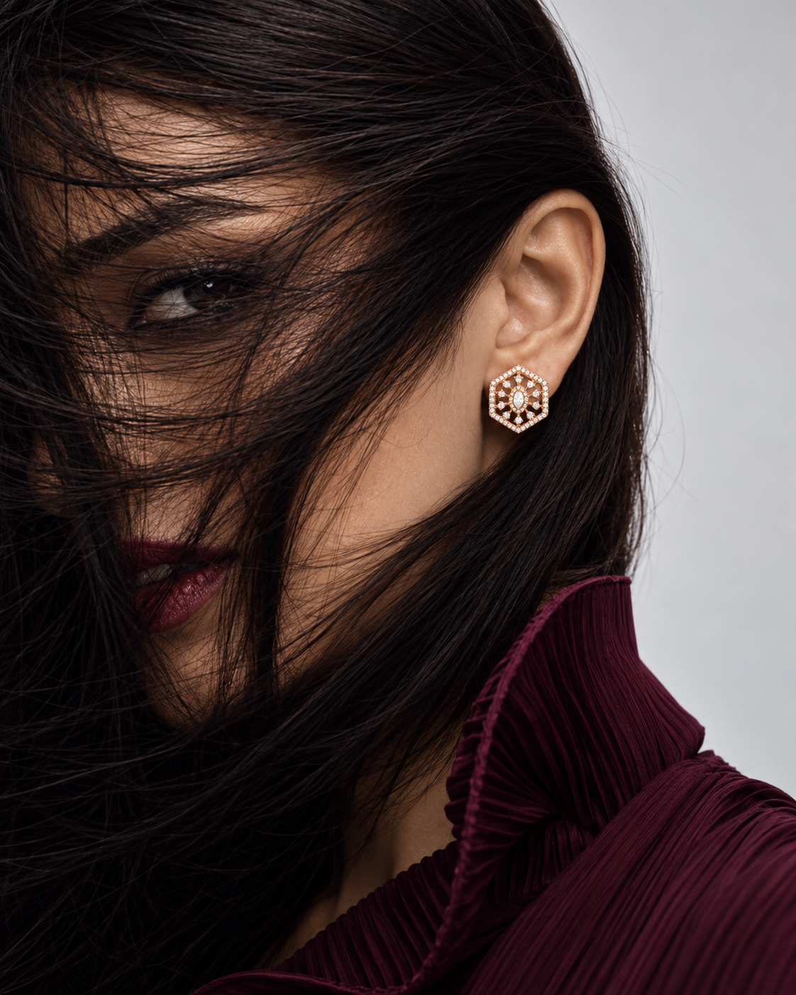Zircon Stud Earrings