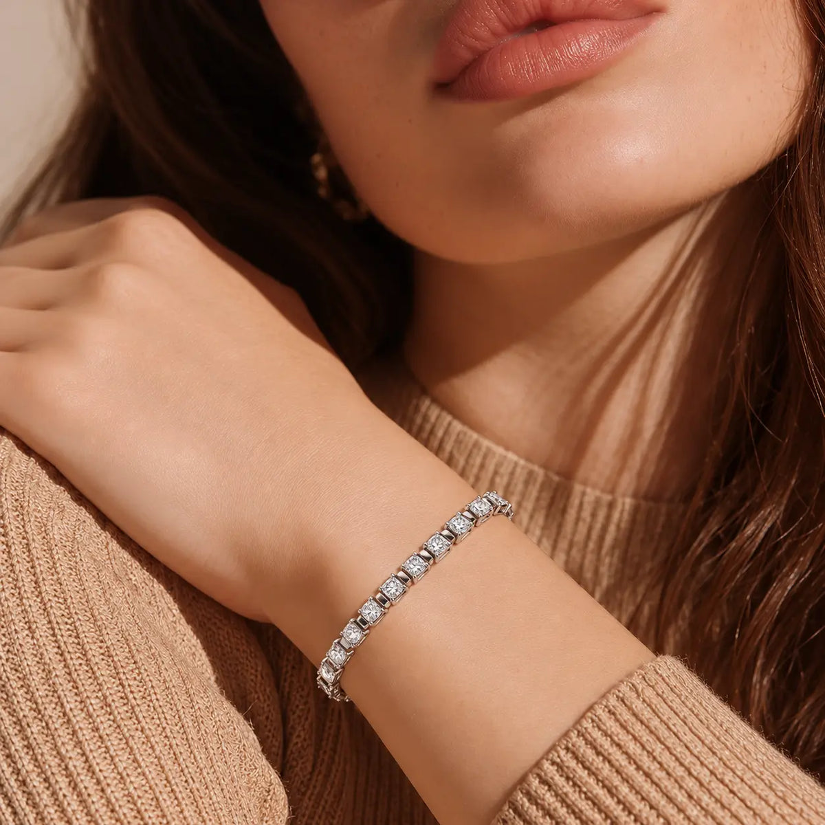 Luminous Crystal Link Bracelet