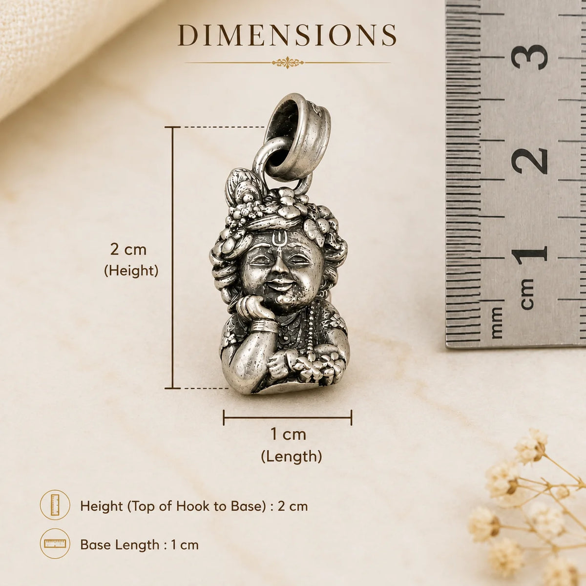 Cute Little Krishna Pendant