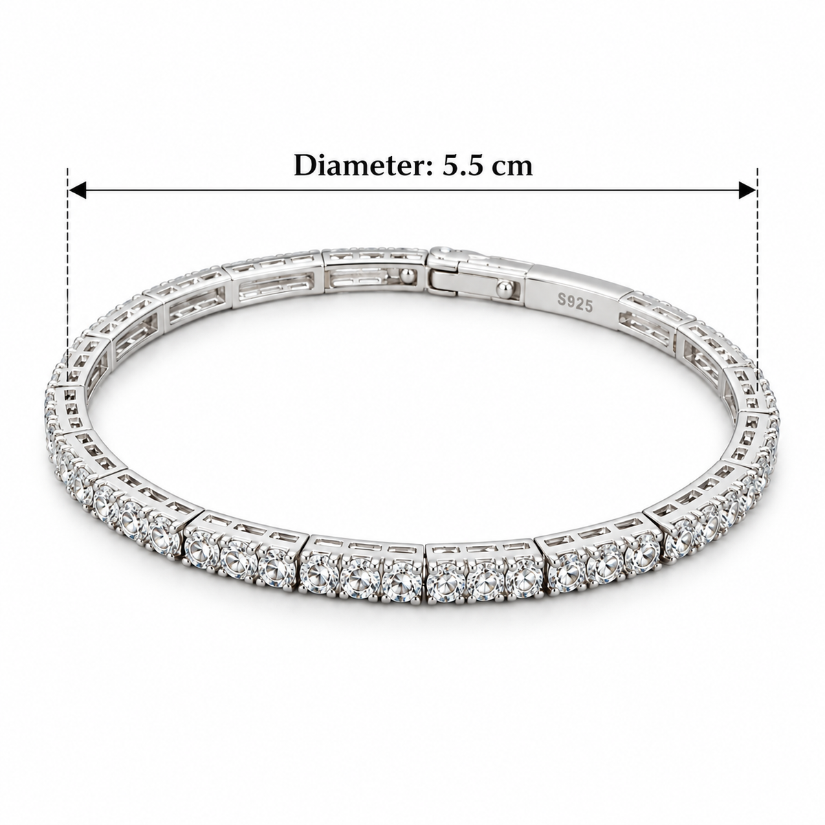 Classic Crystal Tennis Bracelet