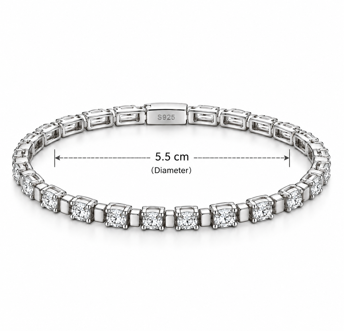 Luminous Crystal Link Bracelet