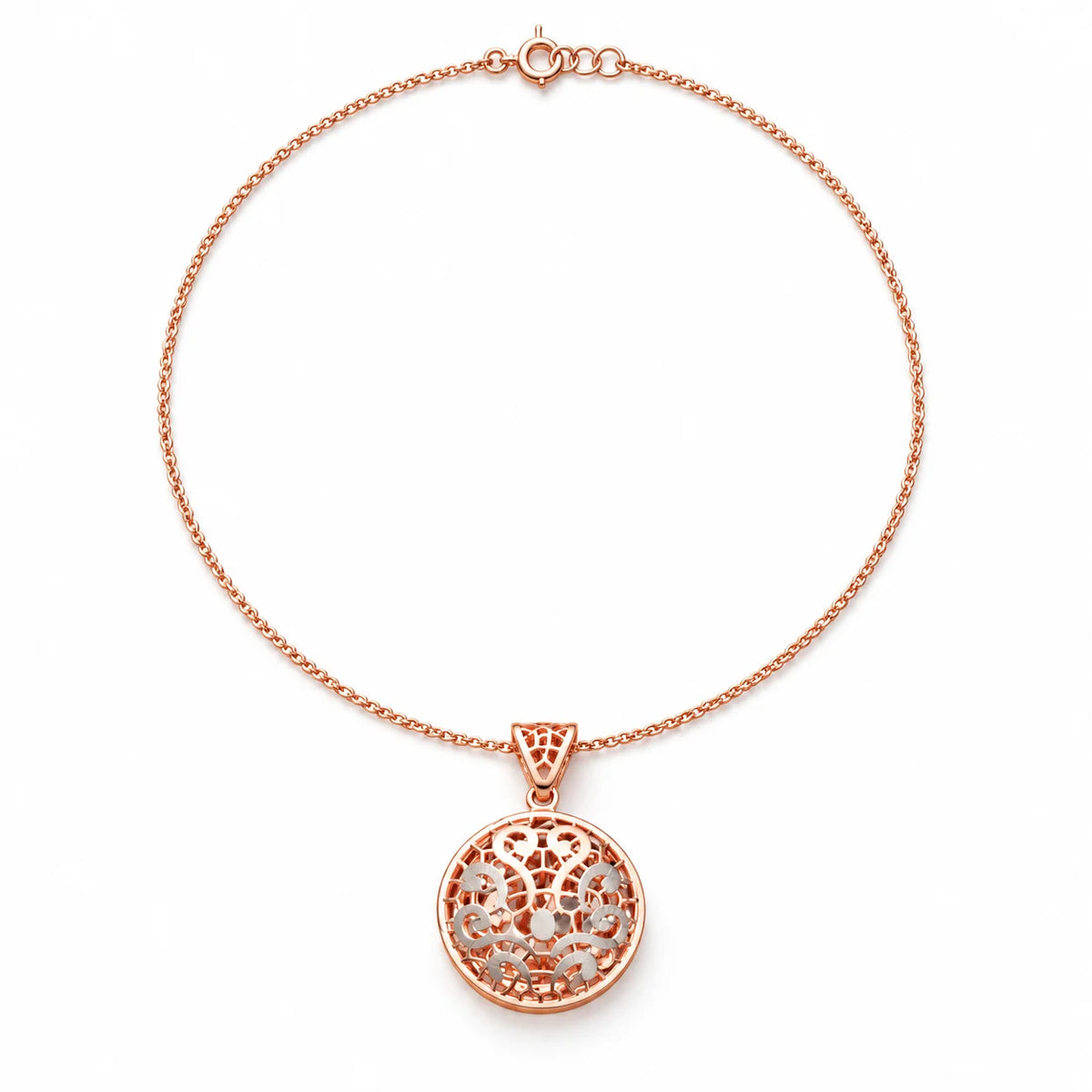 Rose Gold Garden Pendant