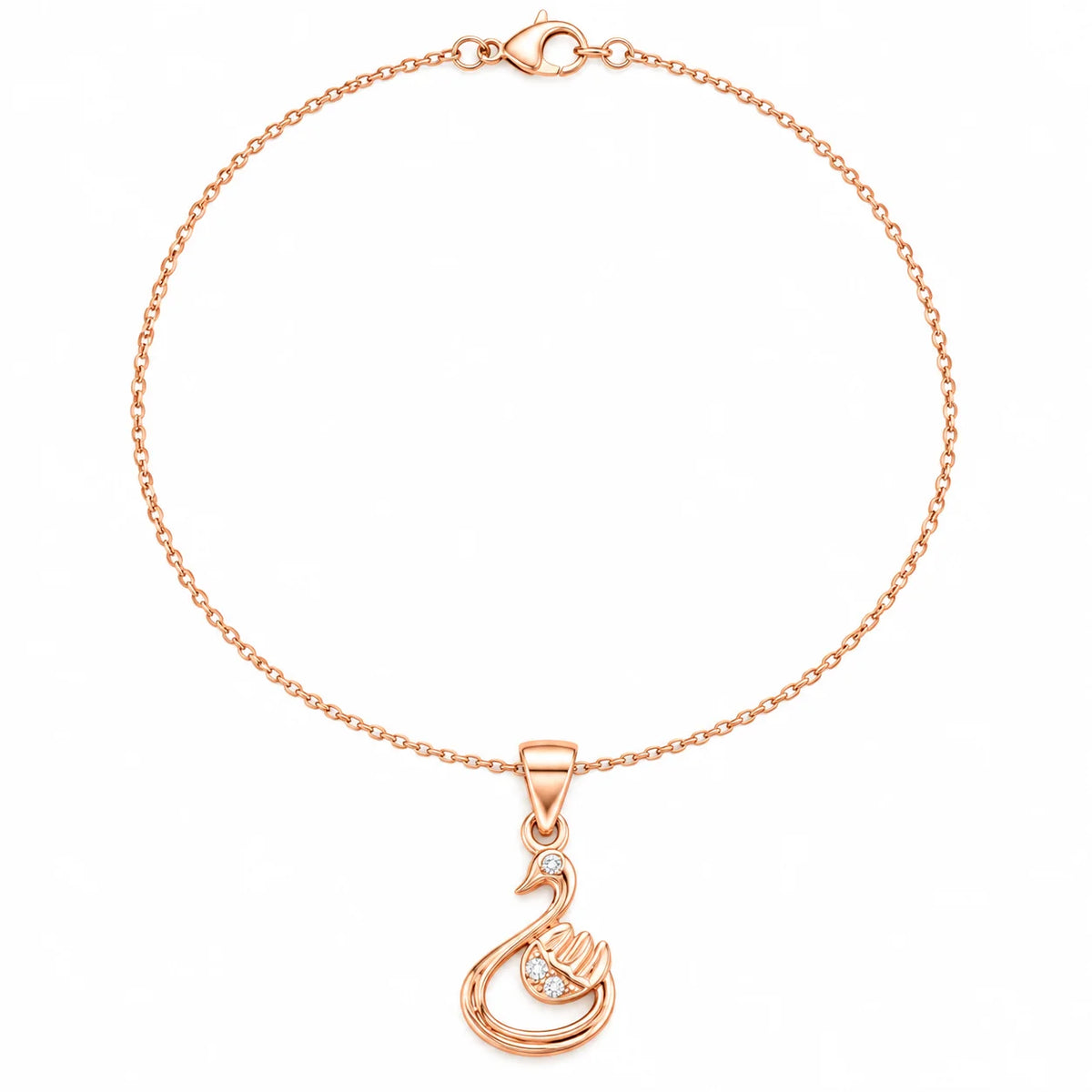 Twinklitz Sterling Silver Peacock Kids Pendant
