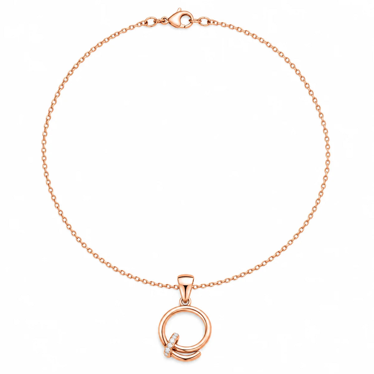Twinklitz Sterling Silver Nail Diamond Kids Pendant