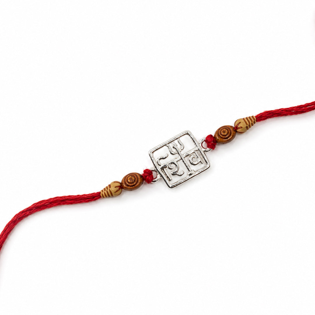 Twinklitz Divine Shiva Sterling Silver Rakhi - packaging view