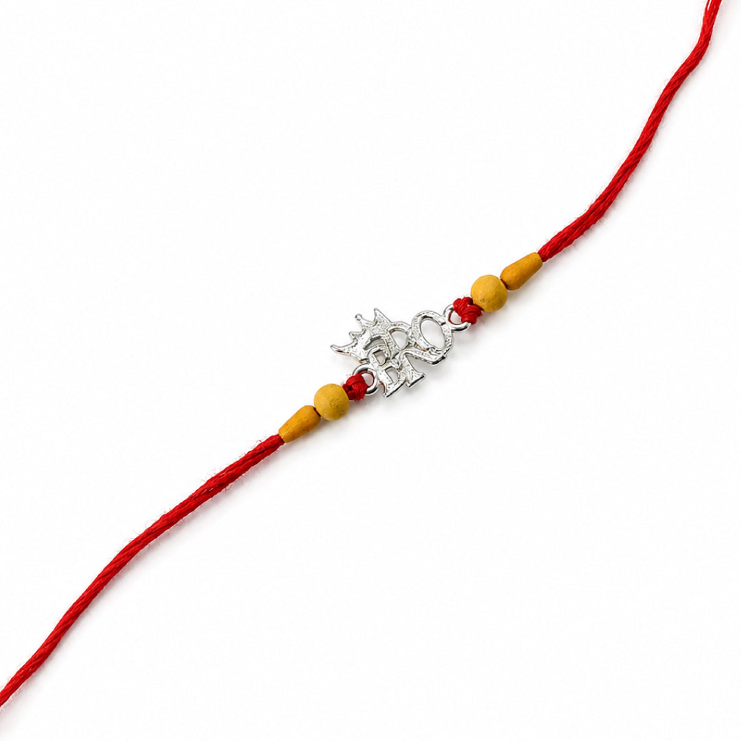 Twinklitz Designer 925 Sterling Silver Bro Rakhi - packaging view