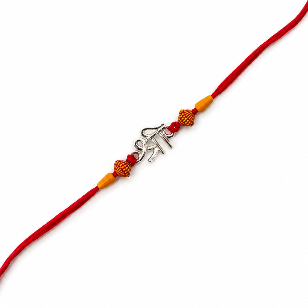 Twinklitz Shree Symbol Sterling Silver Rakhi - packaging view